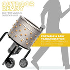 Chicken Plucker 750W, 20 inch Stainless Steel Drum, 92 Soft Fingers - 97065