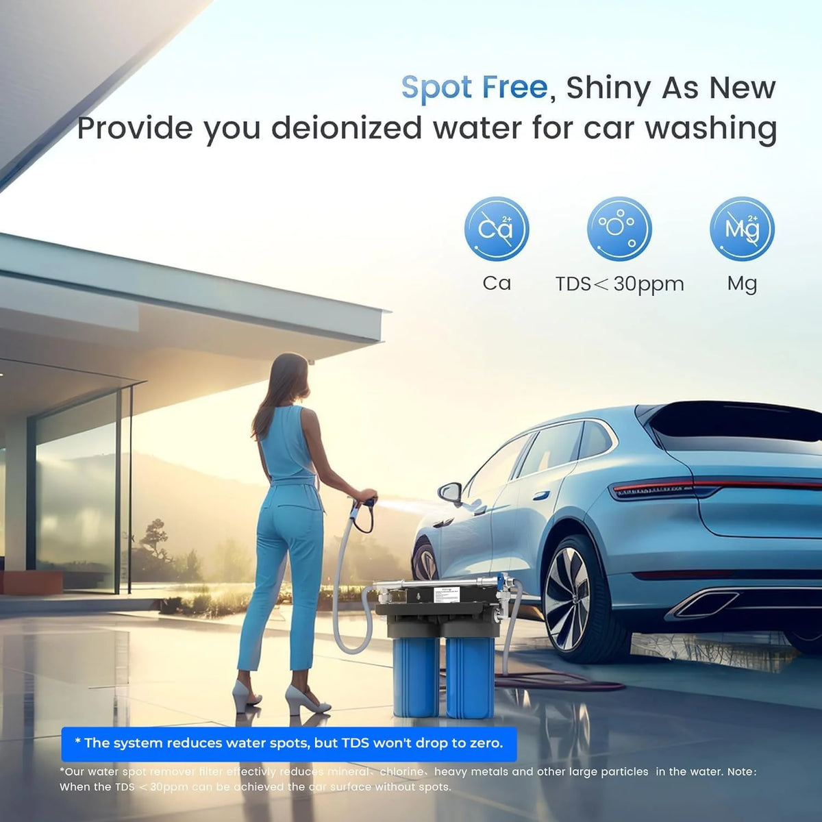 Waterdrop Spotless Car Wash System With Resin