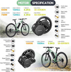 BAFANG Center Drive Electric Bicycle Conversion Kit 750W To 1000W 48V/52V 68-73 mm - BBS02B CAN