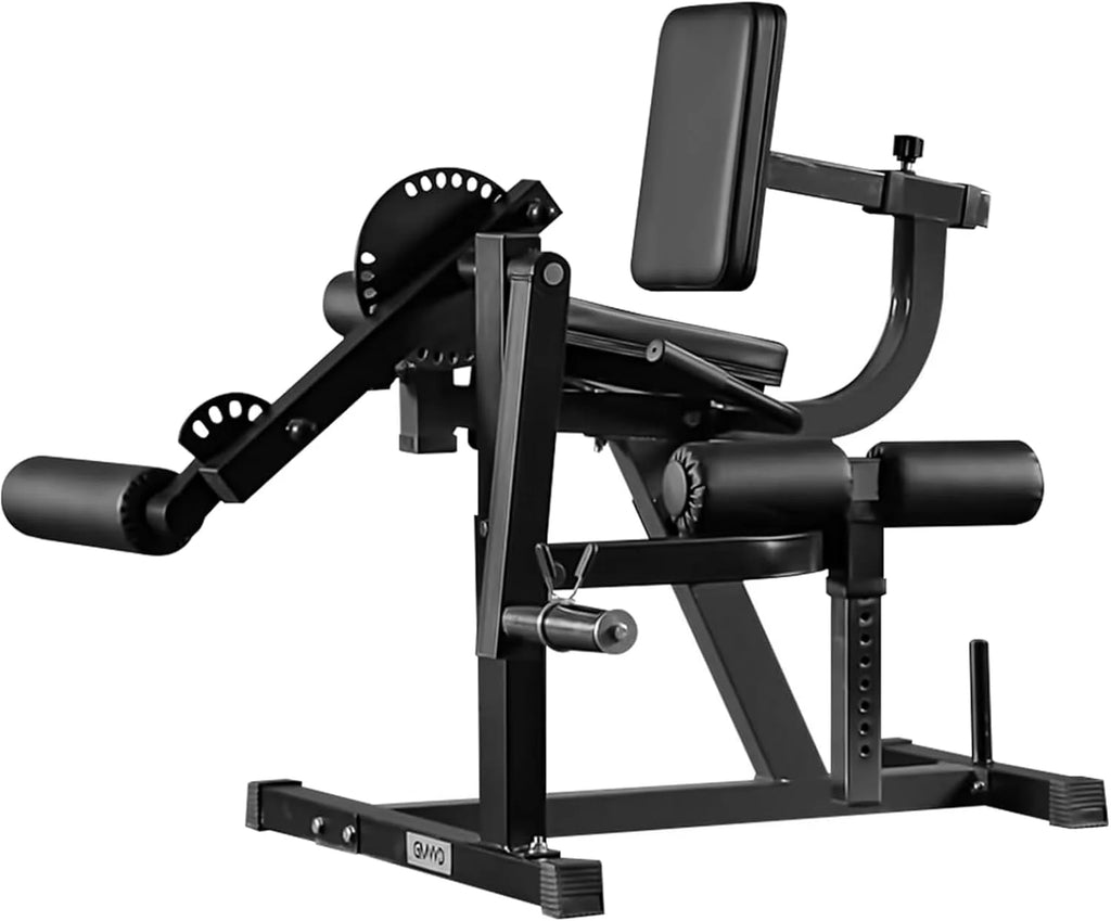 GMWD Leg Extension And Curl Machine, Plate Loaded, Black - LE02
