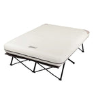Camping Cot With Queen Air Mattress And Battery-Operated Pump