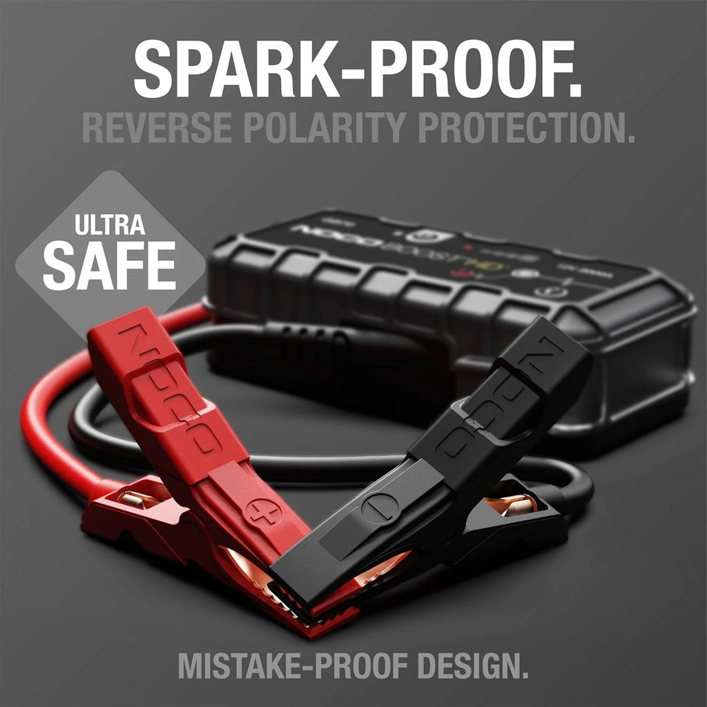 HD GB70 2000A 12V UltraSafe Car Battery Jump Starter - GB70