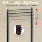 Bongkim Power Tower Pull Up Station, Adjustable 59-85 in, 330 lbs