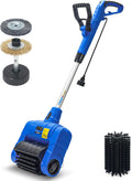 Electric Stand Up Grout Cleaning Machine With Brush Wheels - Outdoor Bundle
