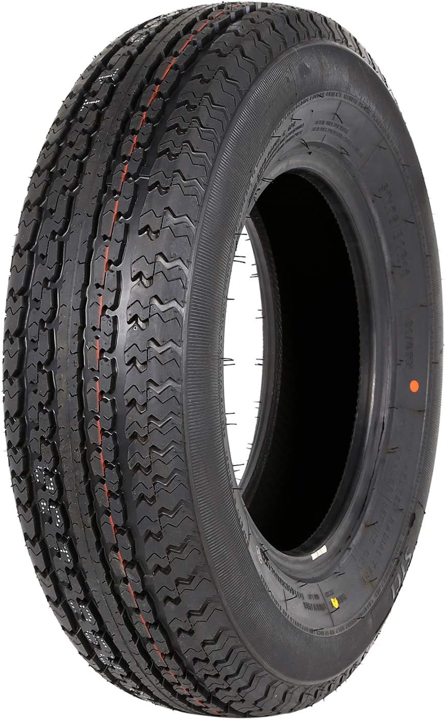 Set Of 4 ST225/75R15 Radial Trailer Tires, 10 Ply Load Range E, 117N