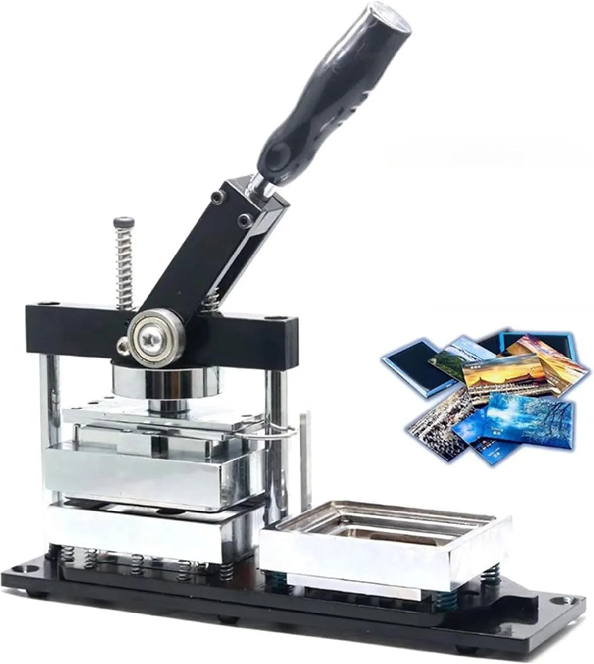 DIY Fridge Magnet Badge Maker Kit With Paper Cutter & 100pcs Components - 80 * 53cm