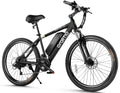 Electric Mountain Bike For Adults, 350W BAFANG Motor, 26 Inches, Black