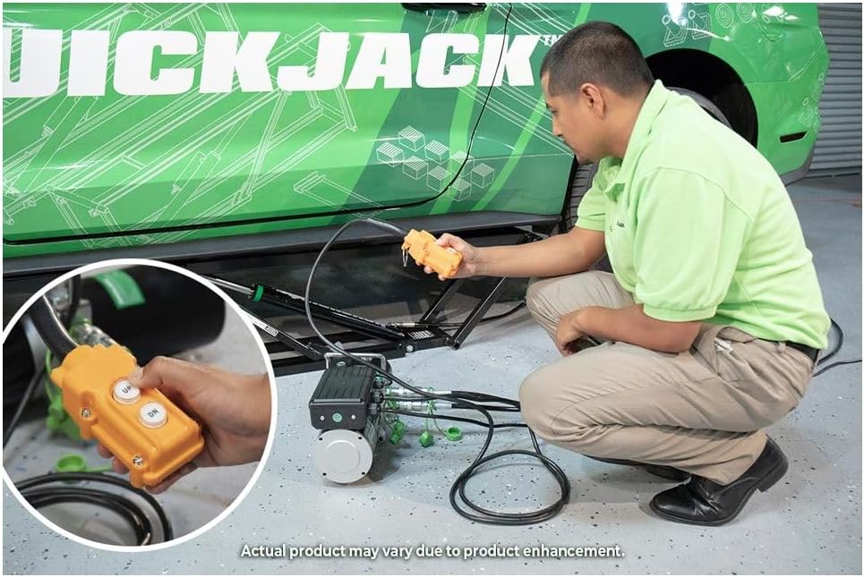 QuickJack Portable Car Lift, 5,000 lb Capacity, 110V Power Unit - 5000TL