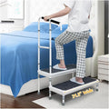 Mybow Adjustable 2 Step Bed Stool With Handle, 31.5 Inch Extra Wide