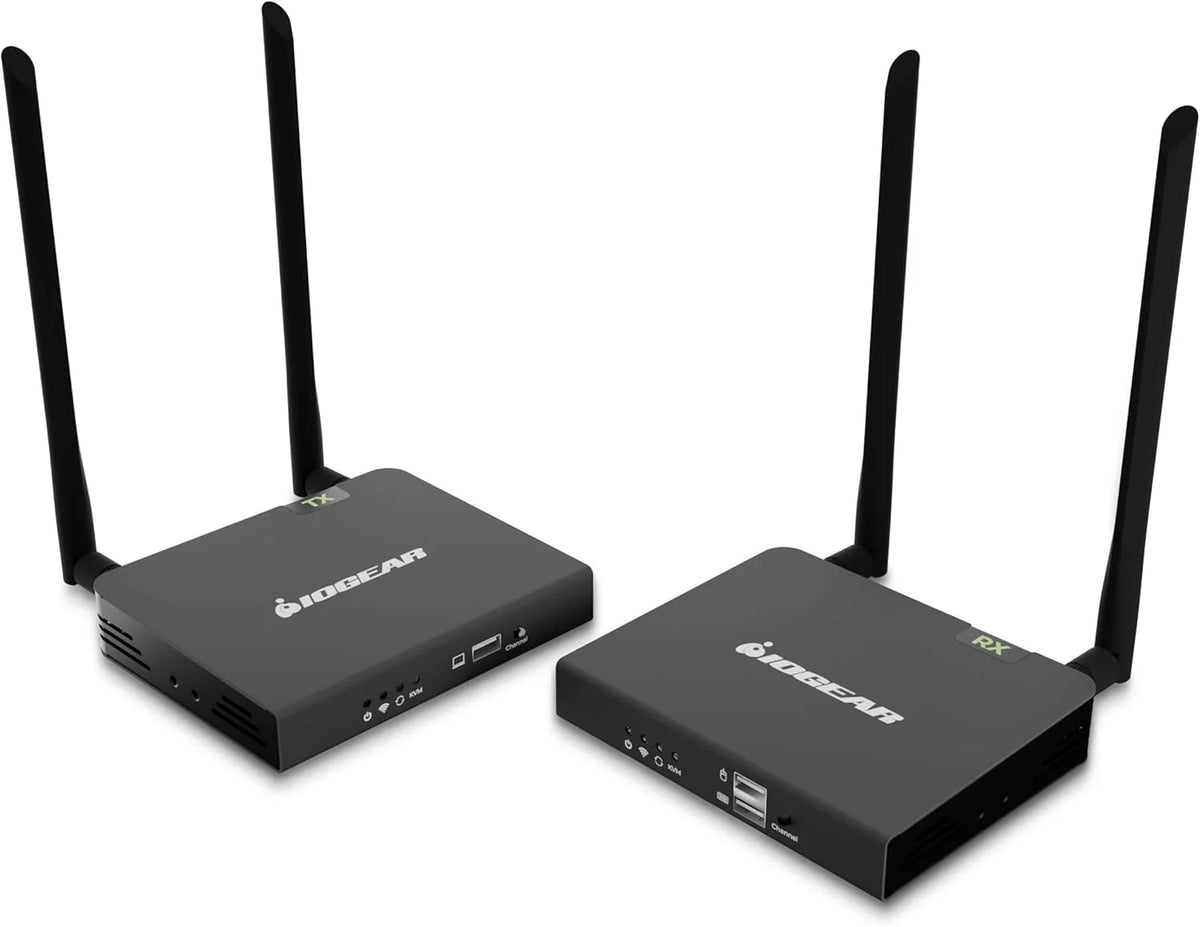 Wireless 4K HDMI Video Extender Transmitter And Receiver Kit With Keyboard And Mouse Control - 4K 60Hz, 165 Feet