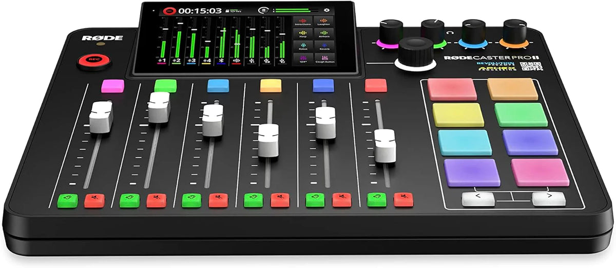RODE RODECaster Pro II Audio Production Console, Black - RCP II (2nd Gen)
