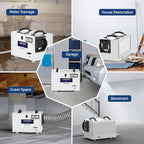 Galon Commercial Crawlspace Dehumidifier, 113 PPD, 1200 Square Feet