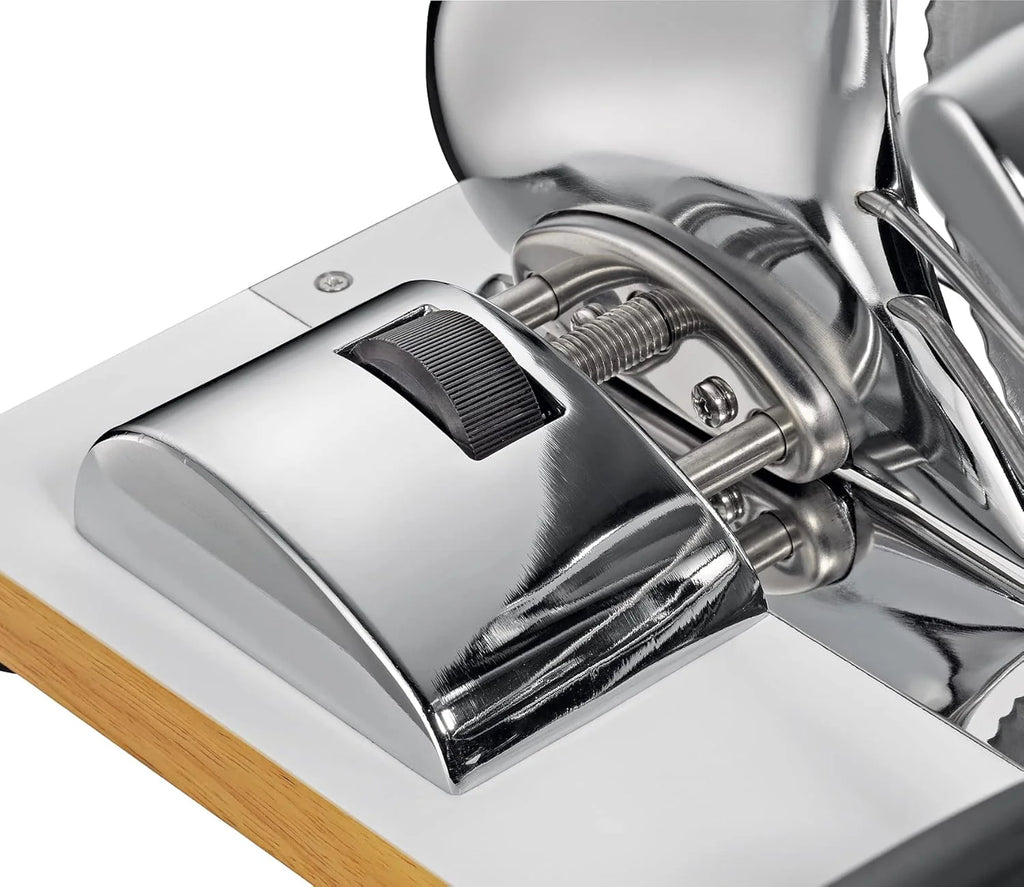 Zassenhaus Manual Bread Slicer, Stainless Steel, Silver-Brown, 13.39 x 10.24 x 8.27 in