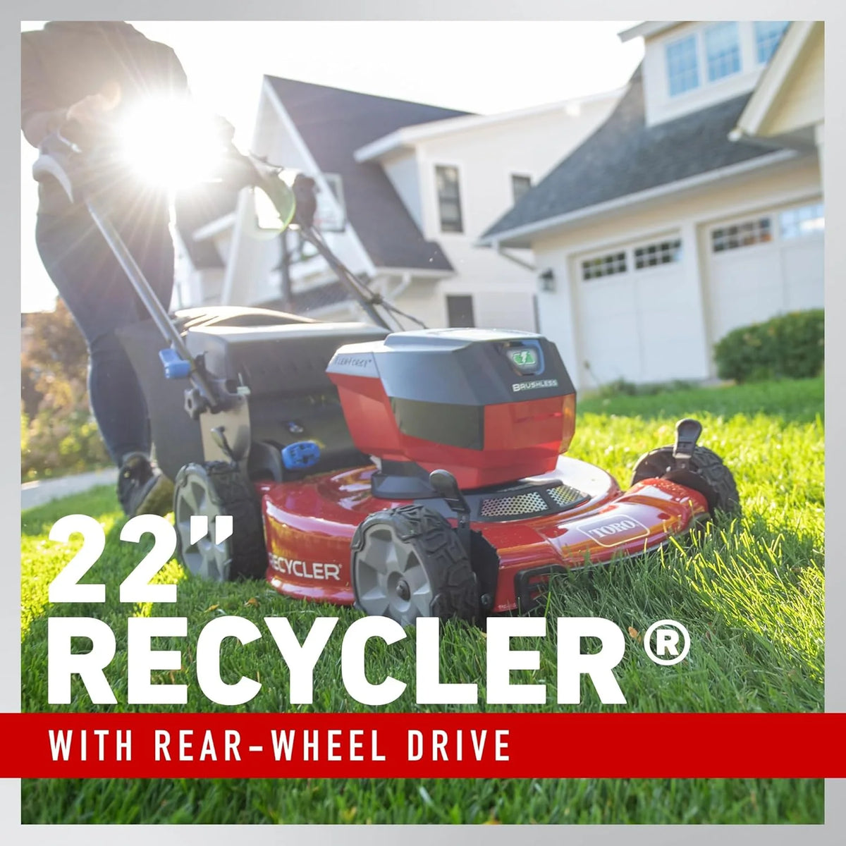 Recycler 22-Inch 60 V Battery Self-Propelled Lawn Mower - 21466