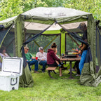 Escape Screen Tent Outdoor Camping Gazebo Canopy 11.5' - Brown