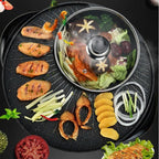 Electric Hot Pot Barbecue Grill Pan - D