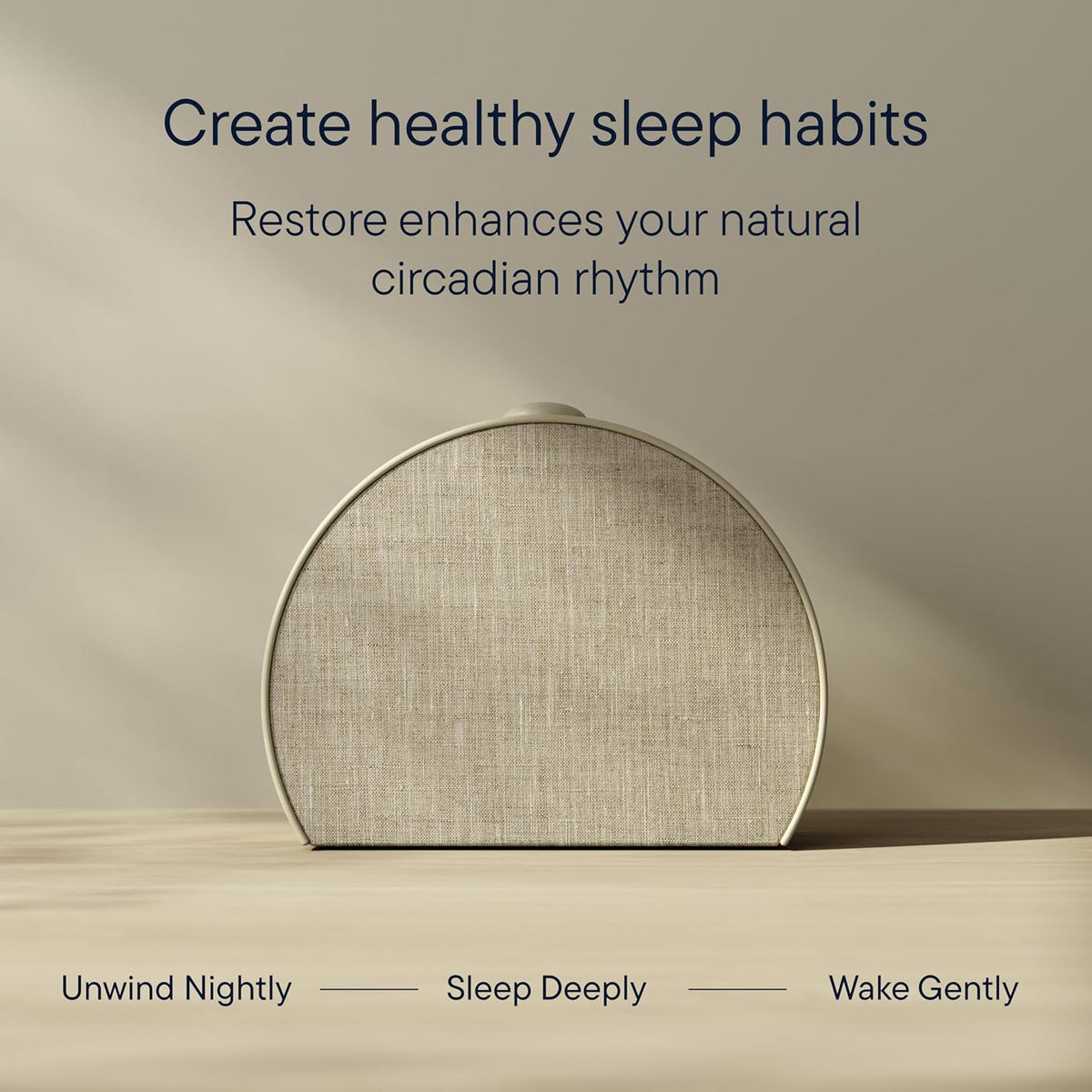 Sunrise Alarm Clock With White Noise Mode, 18.36 x 3.81 x 6.09 cm - Restore 2 / Restore 3