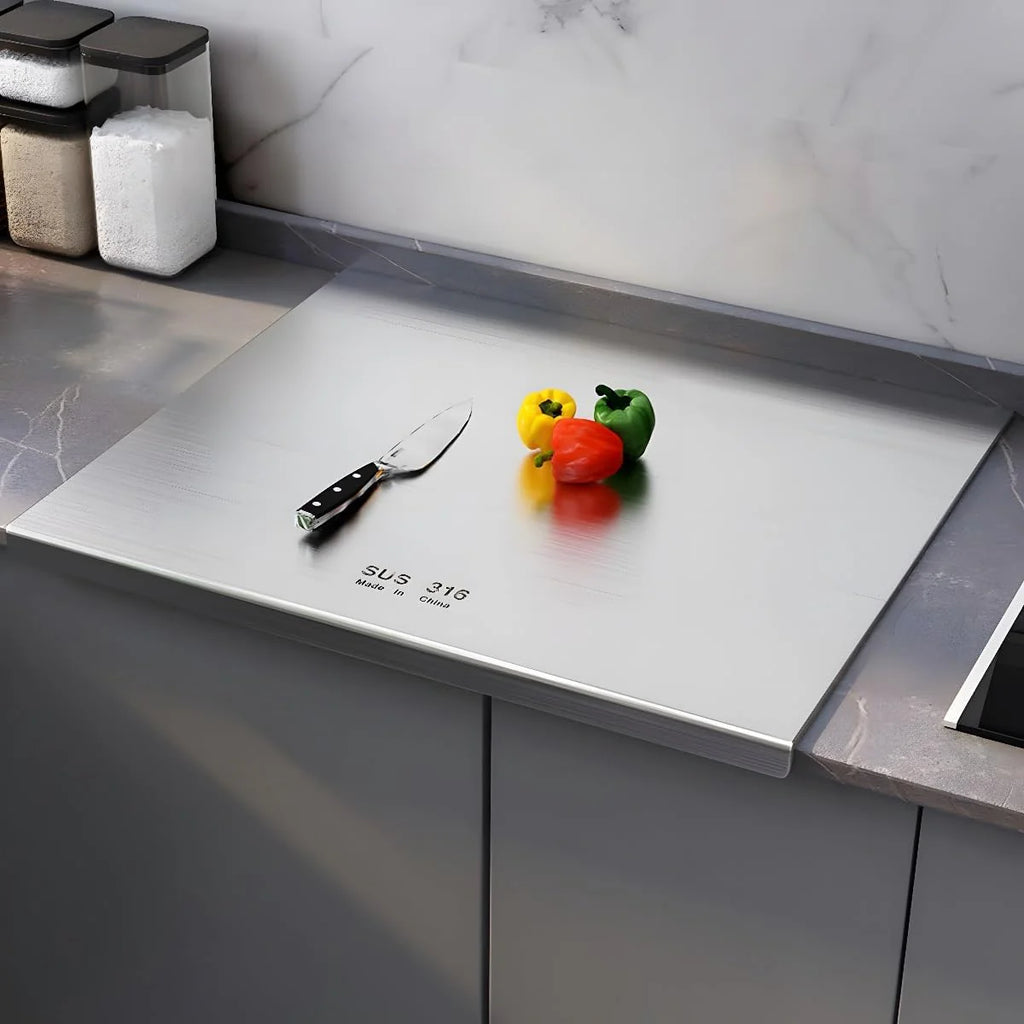 Chisida 316 Stainless Steel Cutting Board, 39.37 x 22.83in - 316BXGZB-US-888