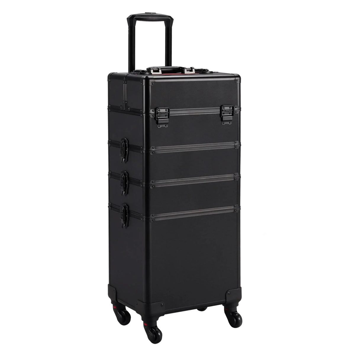 4 In 1 Professional Makeup Train Case - Black