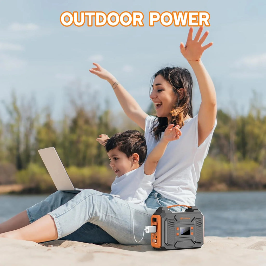 ZeroKor Solar Generator Kit 300W With 40W Solar Panel And 110V AC Outlet