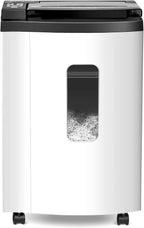 150 Sheet Auto-Feed Micro Cut Paper Shredder, P-5, 6.1 Gallons, White