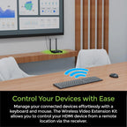 Wireless 4K HDMI Video Extender Transmitter And Receiver Kit With Keyboard And Mouse Control - 4K 60Hz, 165 Feet