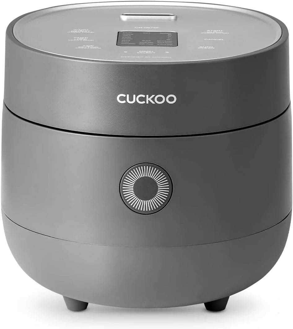 CUCKOO Electric Rice Cooker, 6-Cup Uncooked / 12-Cup Cooked, Gray