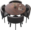4-Person Round Conference Table And Chair Set