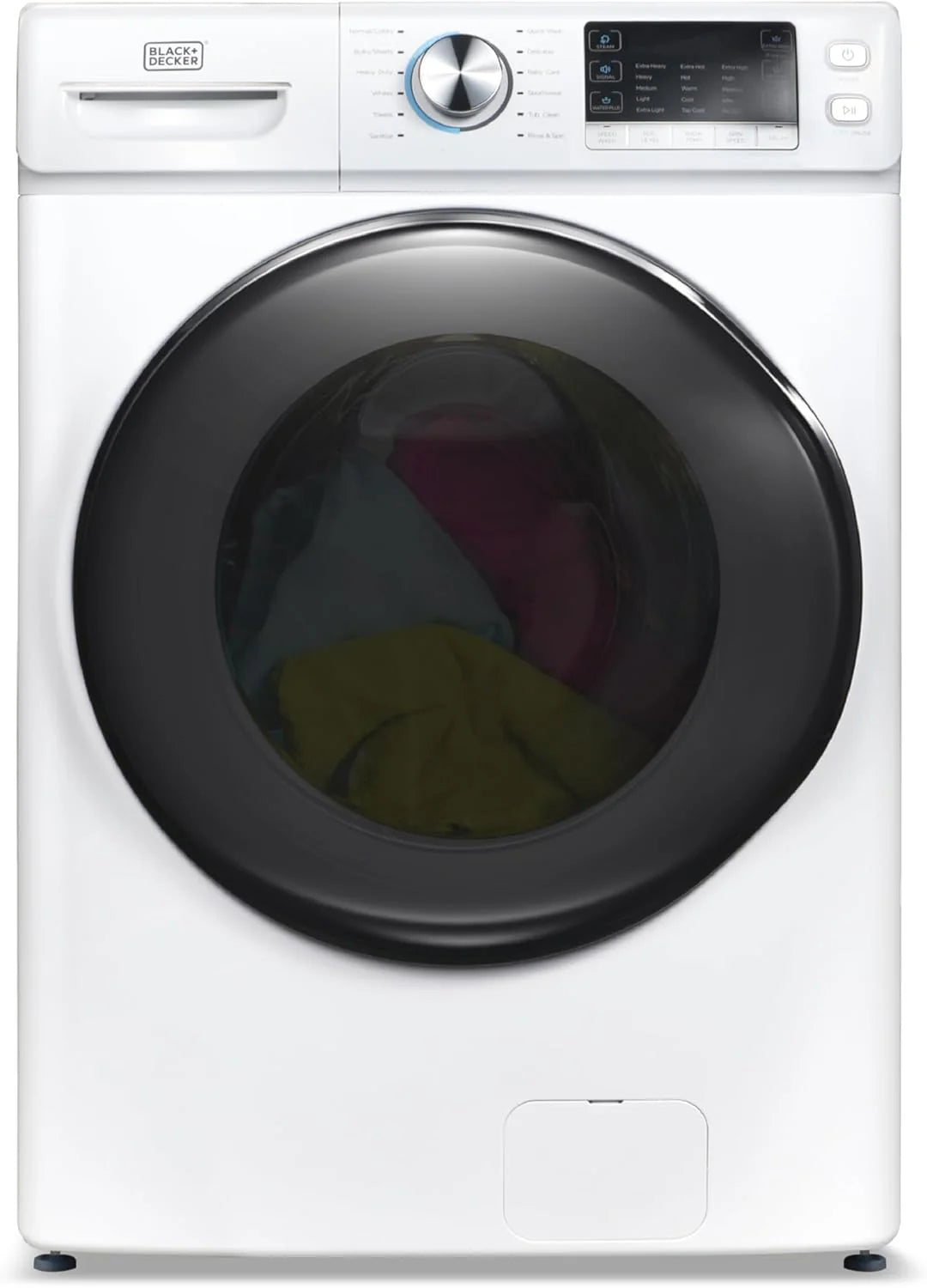Black and Decker Portable Washer, 0.9 Cu. Ft., 6.6 lb Capacity, White - BPWM09W