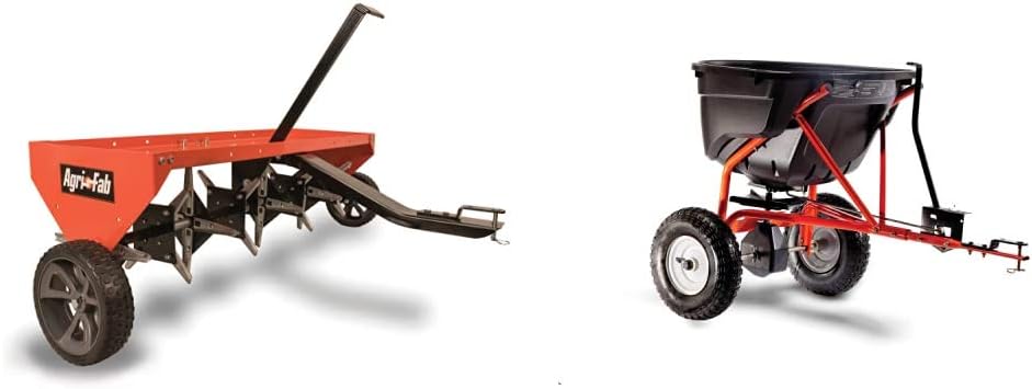 Agri-Fab 48 inch Tow-Behind Lawn Plug Aerator With Universal Hitch