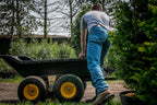 Polar Heavy Duty Tandem Axle ATV UTV Lawn Mower Trailer, 1200 lbs., 15 cu.ft., Black - TA1200