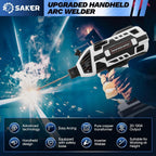 Saker Portable Handheld ARC Welder, 110V, 3/32 in Wire Rods, Grey - GJ76085-X56135