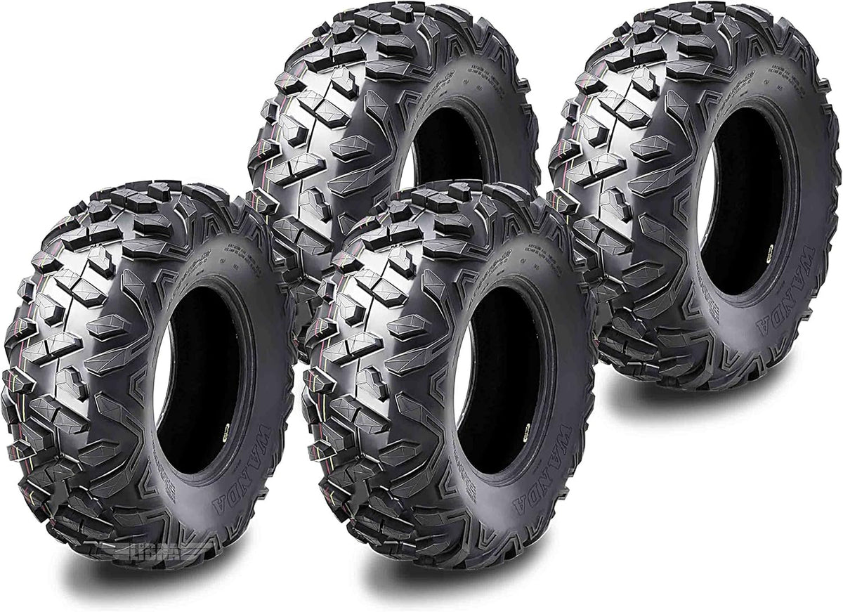 WANDA ATV/UTV Tire Set, 27x9-14 Front And 27x11-14 Rear, 6PR - P350-10385/10386 ATV27S4P350