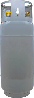 Flame King Steel Forklift Propane Tank Cylinder, 33.5 lb, Gray
