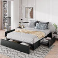 Allewie Queen Platform Bed Frame With 3 Storage Drawers