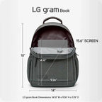 LG Gram Book 15 Business Laptop, 15.6-inch FHD IPS Display, 32GB RAM, 1TB SSD - Intel i5-1334U With Hub