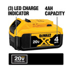 DEWALT 20V MAX Cordless String Trimmer And Leaf Blower Combo Kit - 13 in, 4 Ah Battery