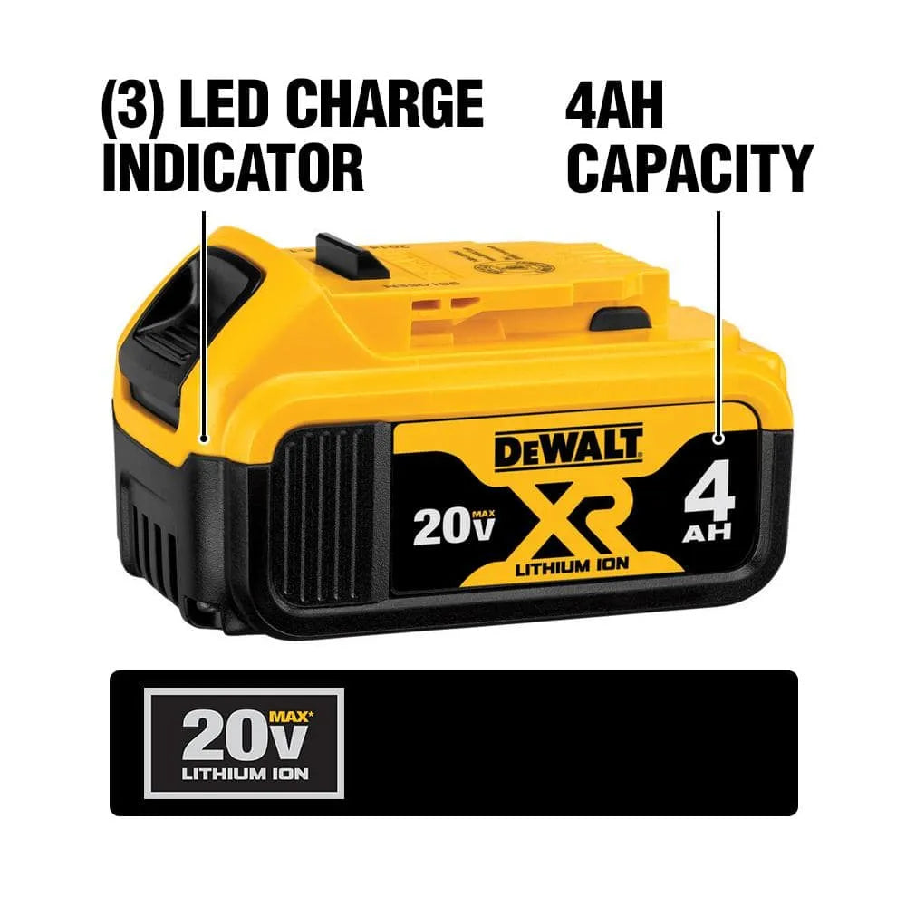 DEWALT 20V MAX Cordless String Trimmer And Leaf Blower Combo Kit - 13 in, 4 Ah Battery