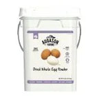 Augason Farms Dried Whole Egg Powder Emergency Food Supply, 11 Pound 4-Gallon Pail, 383 Servings