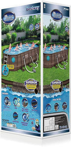Bestway Above-Ground Pool Set, 18-foot x 9-foot x 48-inch, Metal Frame - Power Steel