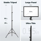 LED Video Light Panels, 15.4 in, 2 Pack, 45W, 3000K-8000K Bi-Color - D50