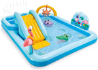 Inflatable Jungle Adventure Play Center 96 x 78 x 28 Inches - Kiddie Pool Ages 2 And Up