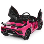 Licensed Lamborghini SVJ Kids Ride-On Car, 12V Battery Powered - Red, White, Black, Green Or Pink