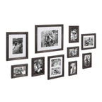 10-Piece Wood Gallery Wall Picture Frame Set - 11 x 14 in