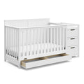 Graco Hadley 5-in-1 Convertible Crib And Changer With Drawer, White - 04586-701