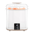 3-In-1 Baby Bottle Steam Sterilizer And Dryer With LED Monitor, 10 Bottles, White, 12 x 8 x 16 in