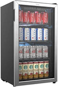 hOmeLabs Beverage Refrigerator And Cooler - 120 Can, 3.2 Cubic Feet