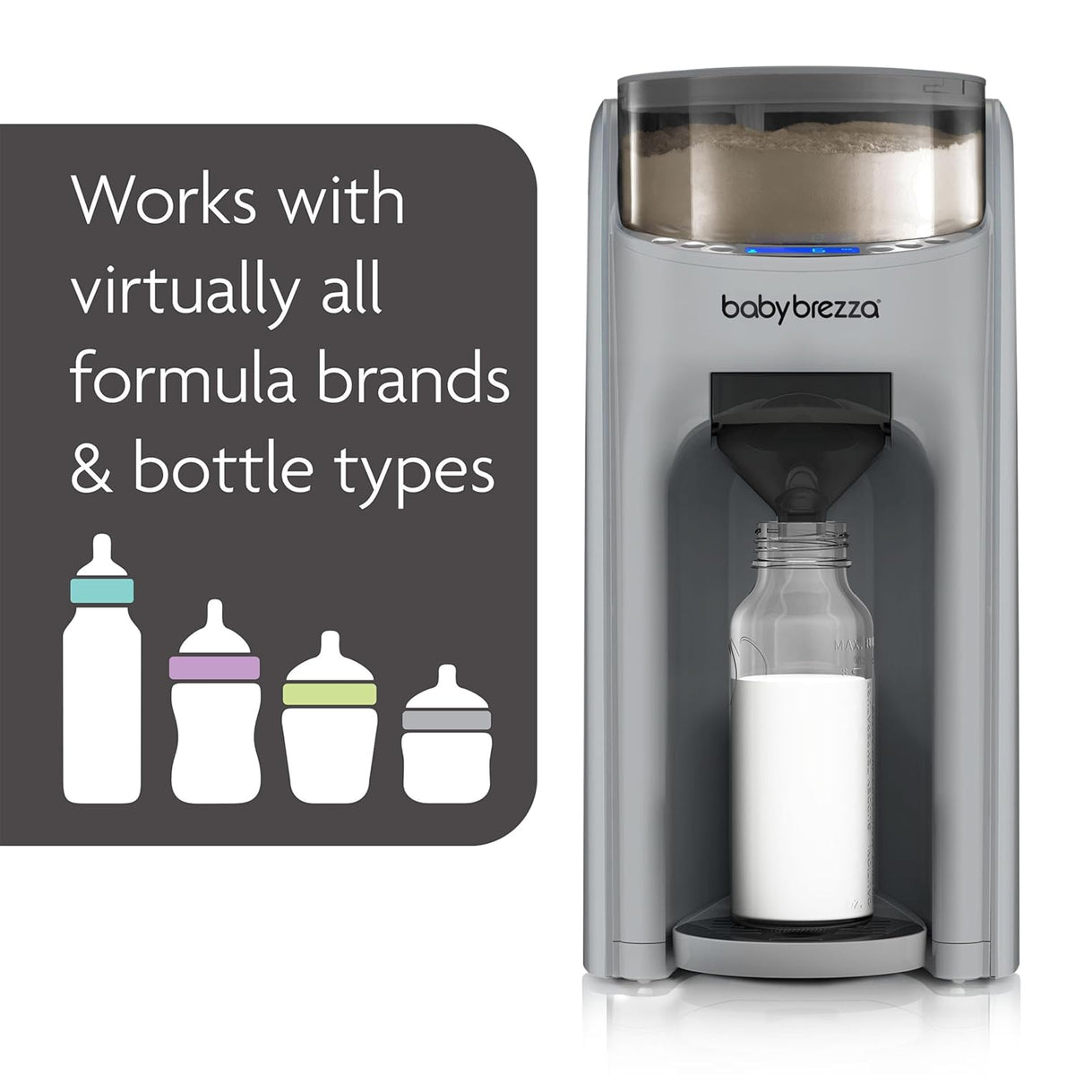 Baby Brezza Automatic Warm Formula Maker, BPA-Free, White - FRP0046COM