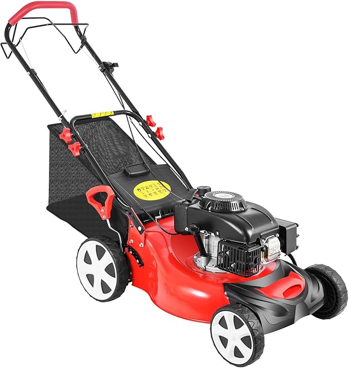 Dodoam Self-Propelled Gas Lawn Mower, 20-Inch 140cc OHV Engine, 3-in-1