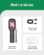 Thermal Imaging Camera With 96 x 96 IR Resolution, 240 x 240 Super Resolution, Laser Pointer - HF96